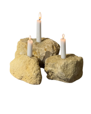 Candle Holders - Dutch Lime Stone