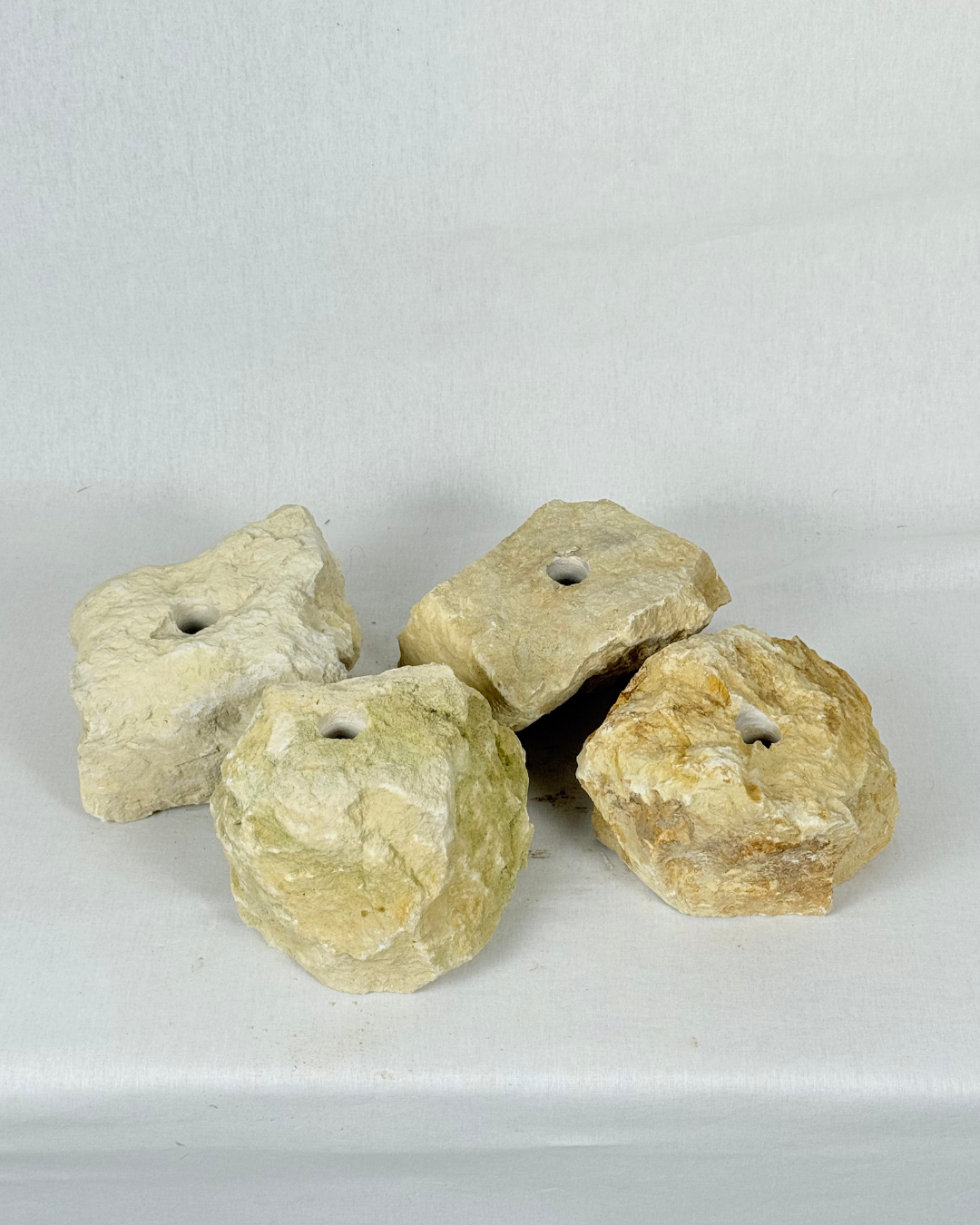 Candle Holders - Dutch Lime Stone